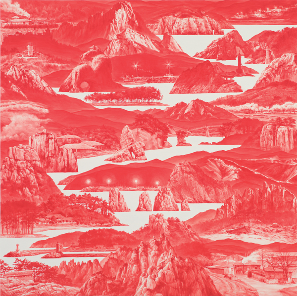 [artist]동서양의 감성을 매료시킨&nbsp;&nbsp;이세현의 ‘붉은 산수’