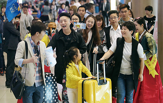 '유커 붐' 타고 주가 뛰는 중국 여행사들