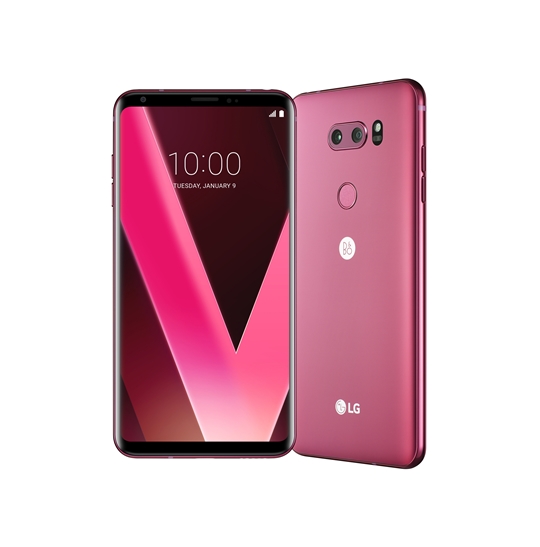 LG전자, LG V30 &#39;라즈베리 로즈&#39; CES 2018서 공개