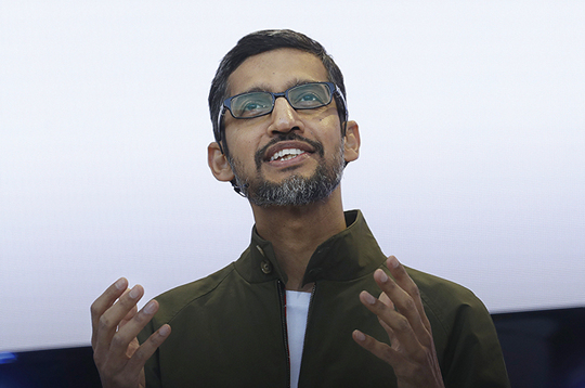 순다르 피차이 구글 최고경영자, “올해 130억 달러로 데이터센터 확충할 것”